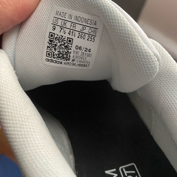 White Green Adidas Advantage 2.0 Classic Sneaker 9 Cloudfoam Comfort Preppy - Picture 13 of 13